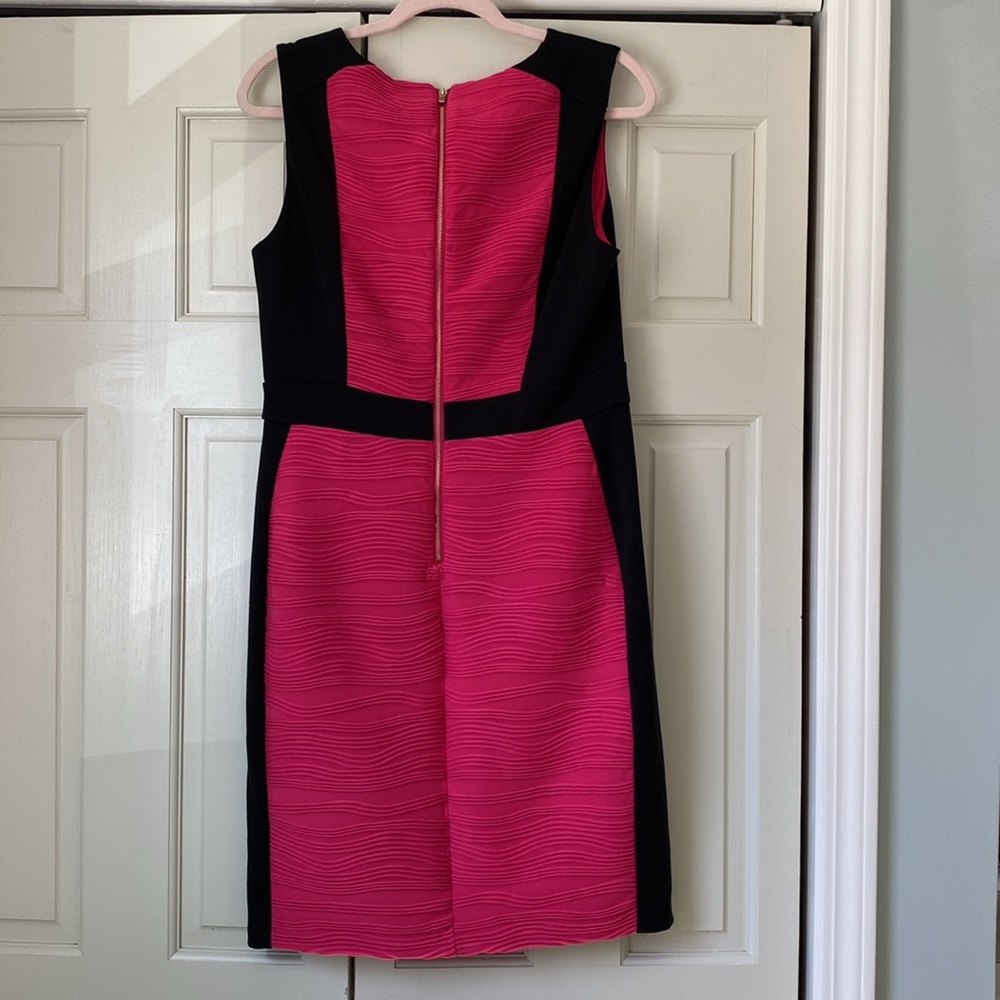 Dana Buchman Textured Dress with Gold Embellishments - Picture 3 of 13